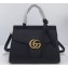 Gucci GG Marmont Mini Top Handle Bag 442622 Black