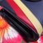 Gucci Zumi Smooth Leather Small Top Handle Bag 569712 Dark Blue/Beige/Red 2019