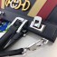 Gucci Zumi Smooth Leather Small Top Handle Bag 569712 Dark Blue/Beige/Red 2019