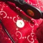 Gucci GG Velvet Small Backpack Bag 574942 Red