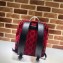 Gucci GG Velvet Small Backpack Bag 574942 Red