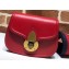 Gucci Leather Saddle Shoulder Bag 495663 Red