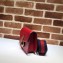 Gucci Leather Saddle Shoulder Bag 495663 Red