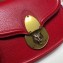 Gucci Leather Saddle Shoulder Bag 495663 Red