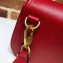 Gucci Leather Saddle Shoulder Bag 495663 Red