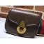 Gucci Leather Saddle Shoulder Bag 495663 Coffee