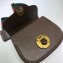 Gucci Leather Saddle Shoulder Bag 495663 Coffee