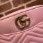 Gucci GG Marmont Medium Matelassé Shoulder Bag 443499 Pink