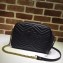 Gucci GG Marmont Medium Matelassé Shoulder Bag 443499 Black