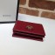 Gucci Leather Card Case Wallet 598532 Red