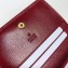 Gucci Leather Card Case Wallet 598532 Red