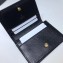 Gucci Leather Card Case Wallet 598532 Black