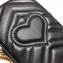 Gucci GG Marmont Matelassé Mini Chain Strap Bag 598597 Black