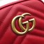 Gucci GG Marmont Matelassé Mini Chain Strap Bag 598597 Red