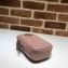 Gucci GG Marmont Matelassé Mini Chain Strap Bag 598597 Nude Pink