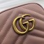 Gucci GG Marmont Matelassé Mini Chain Strap Bag 598597 Nude Pink