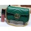 Gucci GG Marmont Matelassé Micro Bag 575161 Green