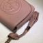 Gucci Soho Leather Chain Shoulder Bag 323190 Nude Pink