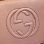 Gucci Soho Leather Chain Shoulder Bag 323190 Nude Pink
