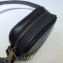 Gucci Vintage Logo Print Leather Shoulder Bag 574803 Black
