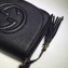Gucci Soho Leather Chain Shoulder Bag 323190 Black