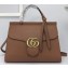 Gucci GG Marmont Small Top Handle Bag 421890 Brown
