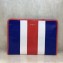 Balenciaga Bazar Pouch Clutch Bag Blue/White/Red