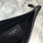 Balenciaga Navy Clip Cotton Canvas Pouch Clutch Large Bag Logo Paris Black