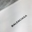 Balenciaga Everyday Logo Pouch Clutch Large Bag White