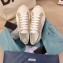 Prada Gabardine Fabric Low-top Sneakers White/Beige 2020
