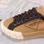 Prada Gabardine Fabric Low-top Sneakers Khaki 2020