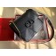 Valentino Large VSLING Grainy Calfskin Shoulder Bag 0074 Black 2019