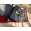 Valentino Large VSLING Grainy Calfskin Shoulder Bag 0074 Black 2019