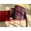 Valentino Small VSLING Grainy Calfskin Shoulder Bag 0074 Burgundy 2019