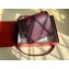 Valentino Large VSLING Grainy Calfskin Shoulder Bag 0074 Burgundy 2019