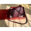 Valentino Small VSLING Grainy Calfskin Shoulder Bag 0074 Burgundy 2019