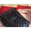 Valentino Rockstud Spike Vertical Phone Bag 0124 Crinkled Black 2019