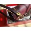 Valentino Small VSLING Grainy Calfskin Shoulder Bag 0074 Burgundy 2019
