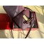 Valentino Small VSLING Grainy Calfskin Shoulder Bag 0074 Burgundy 2019