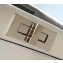 Fendi Prints On Leather Peekaboo Iconic Medium Bag Silver 2019