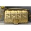 Fendi All-Over FF Motif Leather Medium Baguette Bag Gold 2019