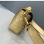 Fendi All-Over FF Motif Leather Medium Baguette Bag Gold 2019
