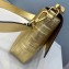 Fendi All-Over FF Motif Leather Large Baguette Bag Gold 2019