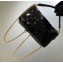 Fendi All-Over FF Motif Leather Mini Baguette Bag Vinyl Glossy Black 2019
