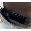 Fendi All-Over FF Motif Leather Mini Baguette Bag Vinyl Glossy Black 2019