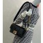 Fendi All-Over FF Motif Leather Medium Baguette Bag Vinyl Glossy Black 2019