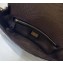 Fendi All-Over FF Motif Leather Medium Baguette Bag Vinyl Glossy Black 2019
