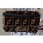Fendi Mink FF Motif Medium Baguette Bag 2019