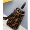 Fendi Mink FF Motif Peekaboo Iconic Medium Bag Black 2019