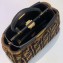 Fendi Mink FF Motif Peekaboo Iconic Medium Bag Black 2019